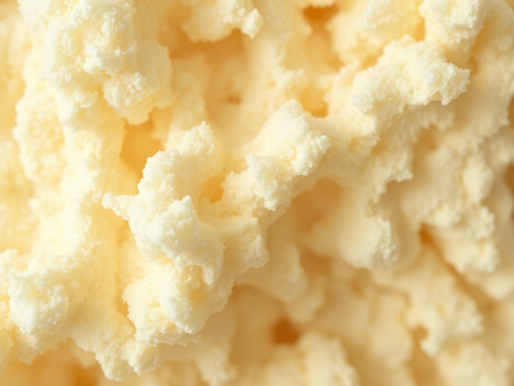 Close-up texture of cured spray foam insulation material